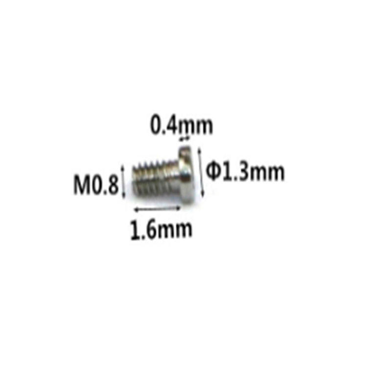 Micro mini vis miniature de haute précision m0.8 pour l'électronique
