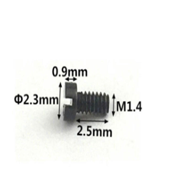 M1.4 titane mini petite taille micro 1.5mm vis pour lunettes
