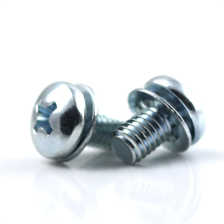 Vis à rondelle plate à tête cylindrique en acier inoxydable m5 personnalisées