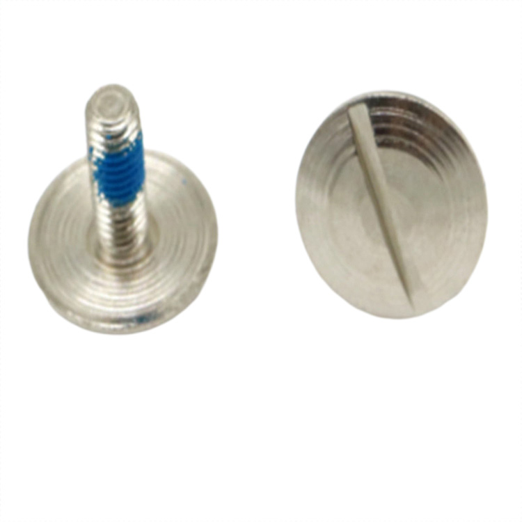 Vis Chicago à tête bombée M1.2 en nylon bleu pour l'électronique