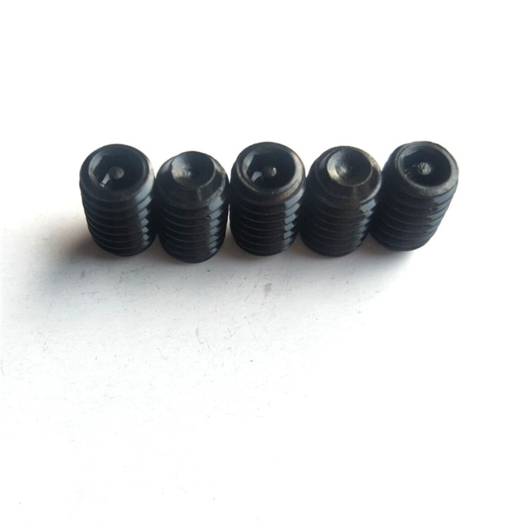 Micro vis noires en acier au carbone M2 sans tête