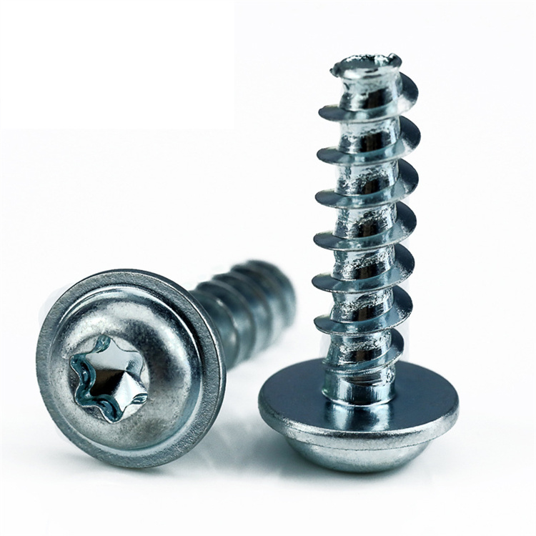 Vis de formage de filetage à extrémité plate Torx à tête cylindrique M5