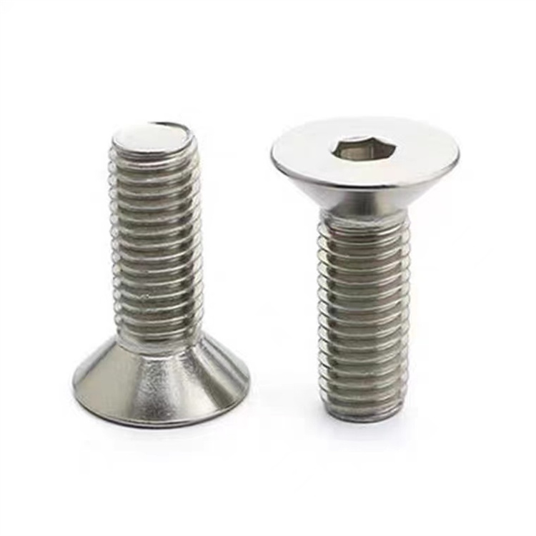 Vis allen m1 à tête fraisée en inox pour meuble