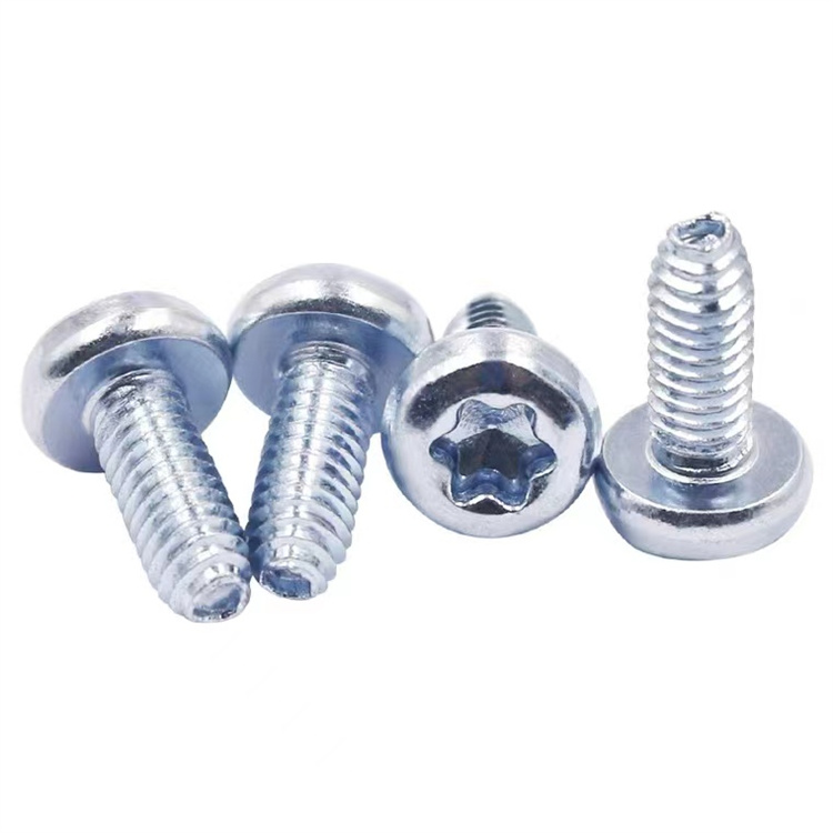 Vis de formage de filetage Torx à tête cylindrique en acier au carbone M3 din7500