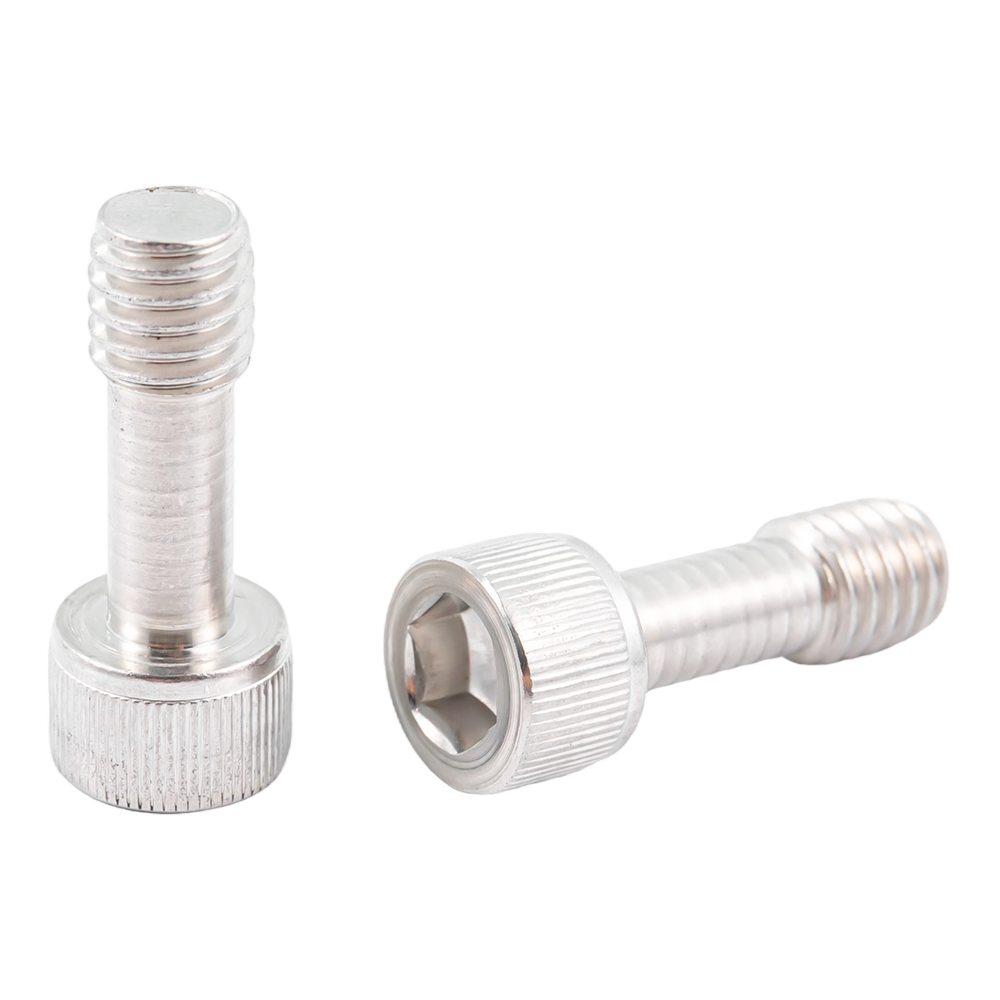 Vis filetées à tête hexagonale en aluminium personnalisées