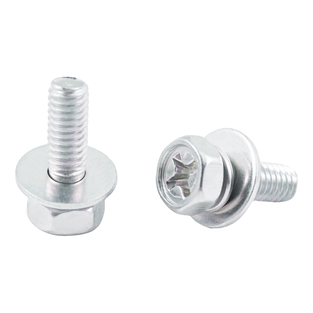 Vis combinées à tête hexagonale en acier inoxydable, filetage machine, offre spéciale Vis combinées à tête hexagonale en acier inoxydable, filetage machine, offre spéciale