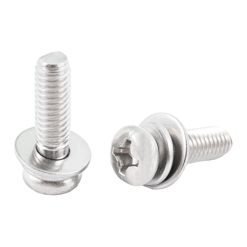 Vis combinées à tête cylindrique en acier inoxydable, offre spéciale Vis combinées à tête cylindrique en acier inoxydable, offre spéciale