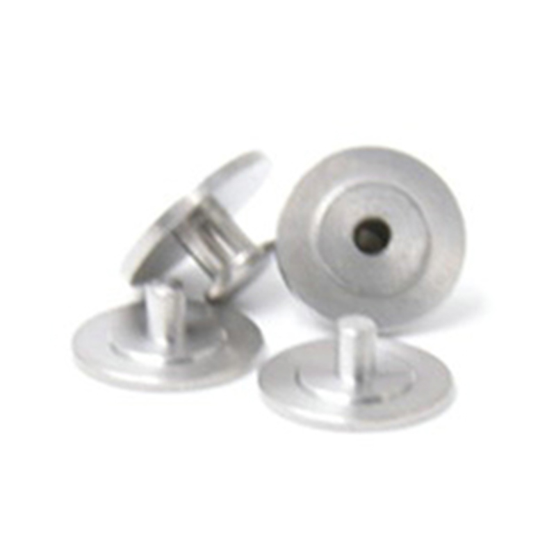 Rivet mâle et femelle en acier inoxydable à motifs concentriques CD pour caoutchouc Rivet mâle et femelle en acier inoxydable à motifs concentriques CD pour caoutchouc