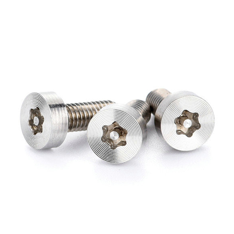 Vis Torx à tête creuse en acier inoxydable brossé satiné, nouveau design Vis Torx à tête creuse en acier inoxydable brossé satiné, nouveau design