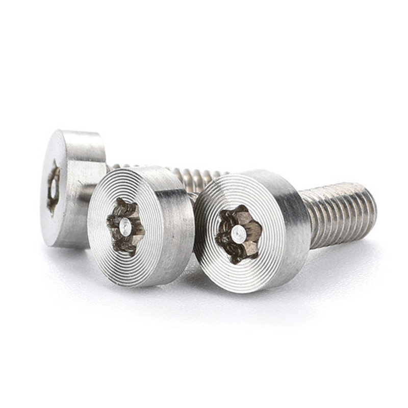 Vis Torx à tête creuse en acier inoxydable brossé satiné, nouveau design Vis Torx à tête creuse en acier inoxydable brossé satiné, nouveau design