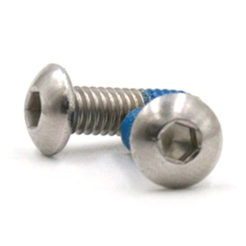 Douille à tête bouton M3X6, petite micro vis avec patch en Nylon Douille à tête bouton M3X6, petite micro vis avec patch en Nylon