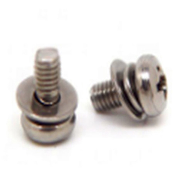 Vis de réglage de rondelle simple à fente croisée à tête cylindrique de passivation M3x6mm Vis de réglage de rondelle simple à fente croisée à tête cylindrique de passivation M3x6mm