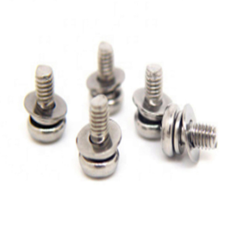 Vis de réglage de rondelle simple à fente croisée à tête cylindrique de passivation M3x6mm