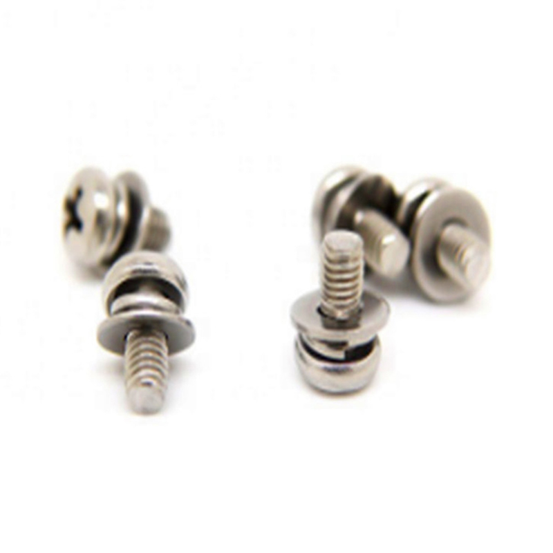 Vis de réglage de rondelle simple à fente croisée à tête cylindrique de passivation M3x6mm Vis de réglage de rondelle simple à fente croisée à tête cylindrique de passivation M3x6mm