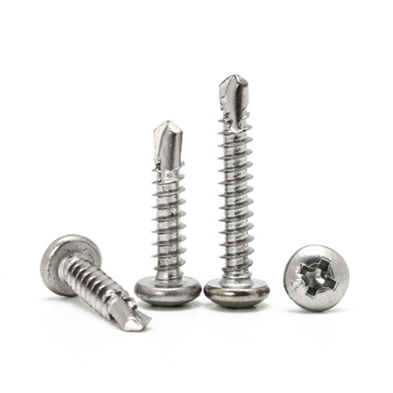 Vis à tête cylindrique à empreinte cruciforme ST4.2 en acier inoxydable