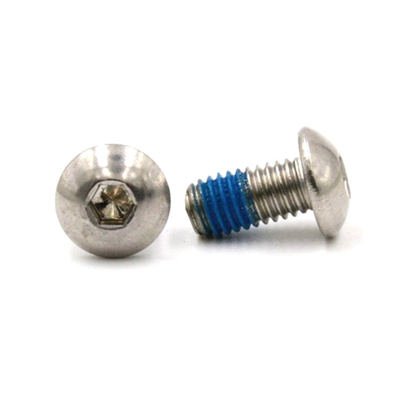 Tête de bouton en acier inoxydable, douille hexagonale, petite vis de verrouillage micro Tête de bouton en acier inoxydable, douille hexagonale, petite vis de verrouillage micro