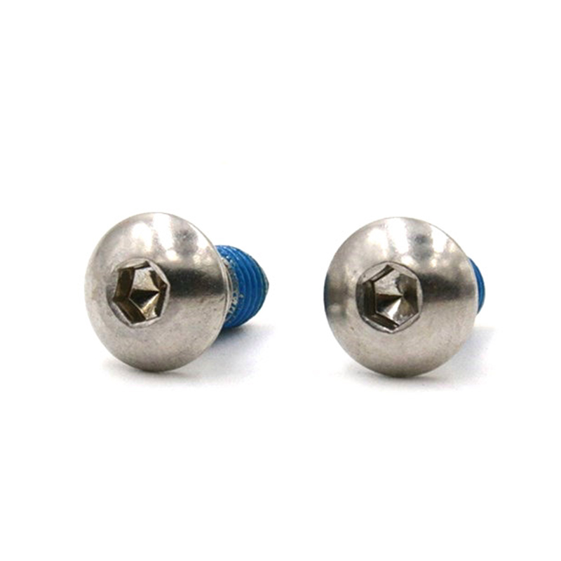 Tête de bouton en acier inoxydable, douille hexagonale, petite vis de verrouillage micro Tête de bouton en acier inoxydable, douille hexagonale, petite vis de verrouillage micro