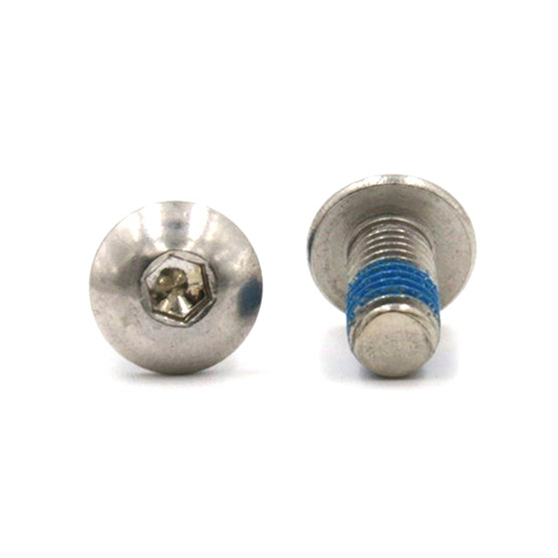 Tête de bouton en acier inoxydable, douille hexagonale, petite vis de verrouillage micro Tête de bouton en acier inoxydable, douille hexagonale, petite vis de verrouillage micro