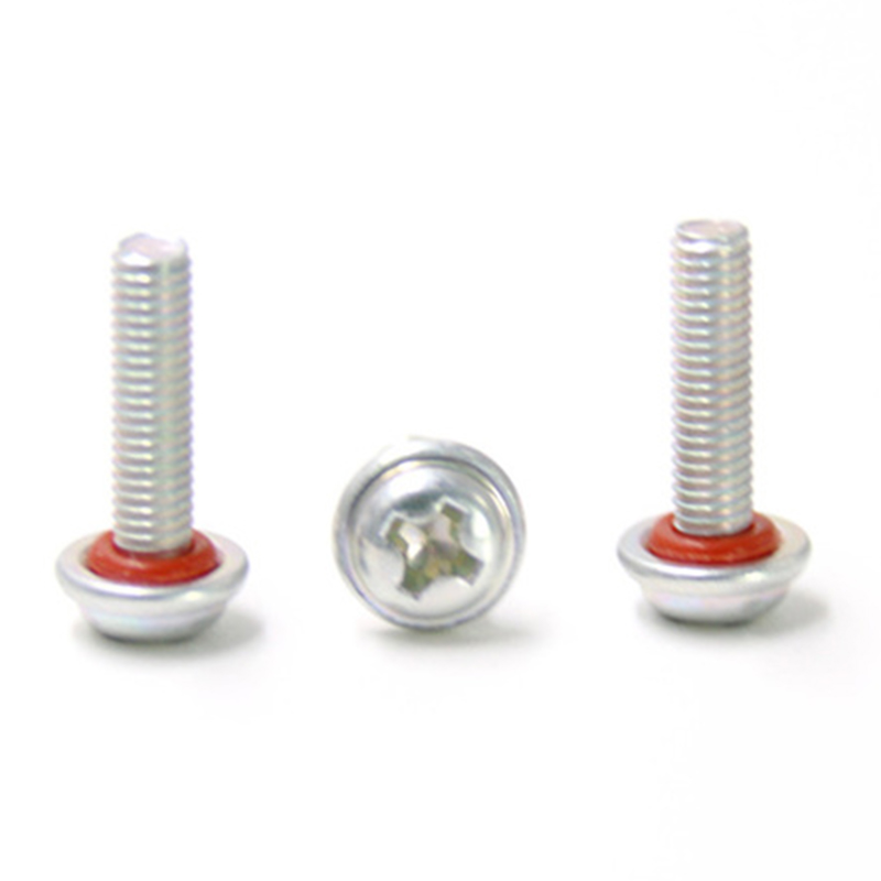 Bague d'étanchéité de tête de rondelle de casserole personnalisée en acier inoxydable, vis étanche