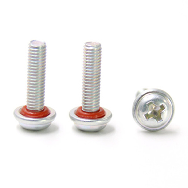 Bague d'étanchéité de tête de rondelle de casserole personnalisée en acier inoxydable, vis étanche Bague d'étanchéité de tête de rondelle de casserole personnalisée en acier inoxydable, vis étanche
