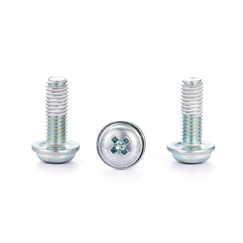 Vis de panneau imperdable cruciforme en zinc blanc bleu
