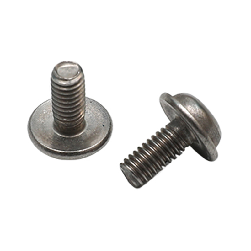 Vis torx t5 à tête de rondelle cylindrique, filetage de machine m2 en acier au carbone