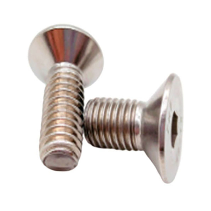 Vis à tête fraisée hexagonale M3 en aluminium Vis à tête fraisée hexagonale M3 en aluminium