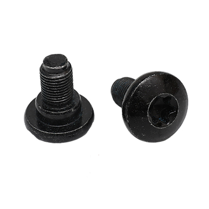 Vis à tête ronde M4 en oxyde noir T15 en acier inoxydable Vis à tête ronde M4 en oxyde noir T15 en acier inoxydable