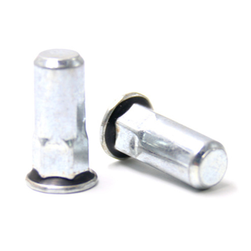 Écrou à rivets à revêtement scellé personnalisé en acier inoxydable M6 Écrou à rivets à revêtement scellé personnalisé en acier inoxydable M6