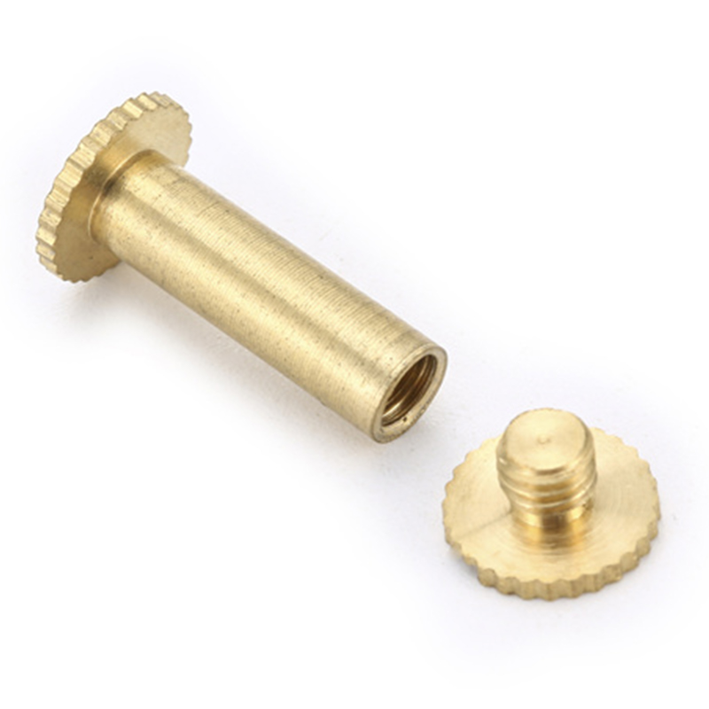 Vis de micro-reliure à tête moletée de 4mm, nouveau design pour menu