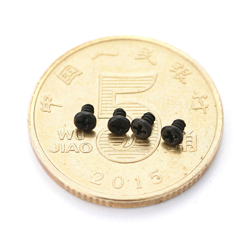 Tête cylindrique croisée en acier au carbone M0.8 M1.0 M1.2 M1.4 M1.7, petite Micro mini vis Tête cylindrique croisée en acier au carbone M0.8 M1.0 M1.2 M1.4 M1.7, petite Micro mini vis