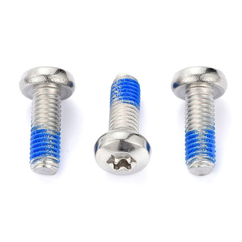 Vis à métaux Torx à tête ronde M3 avec patch en nylon Vis à métaux Torx à tête ronde M3 avec patch en nylon
