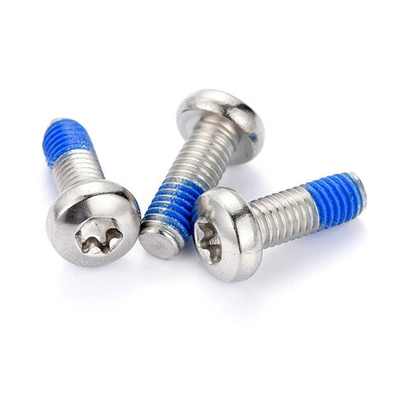 Vis à métaux Torx à tête ronde M3 avec patch en nylon Vis à métaux Torx à tête ronde M3 avec patch en nylon