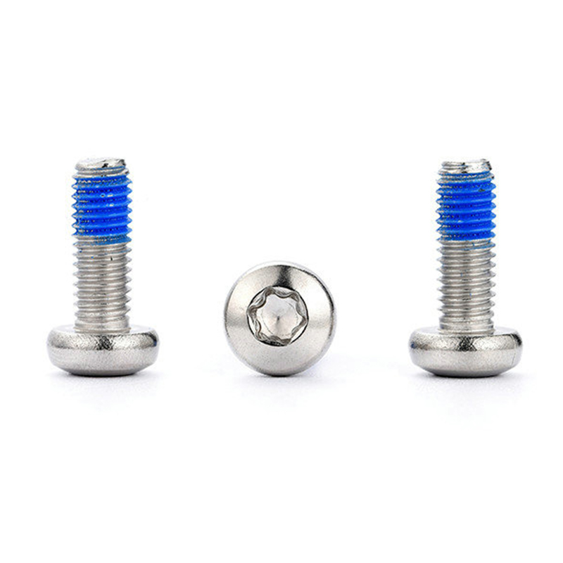 Vis à métaux Torx à tête ronde M3 avec patch en nylon Vis à métaux Torx à tête ronde M3 avec patch en nylon