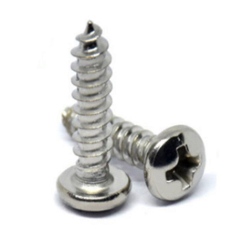 Vis autoperceuse à tête cylindrique cruciforme en acier inoxydable 304 DIN7981