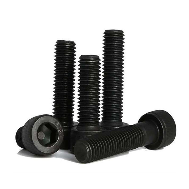 Vis à tête creuse en acier au carbone m3x5 de qualité 12.9, oxyde noir