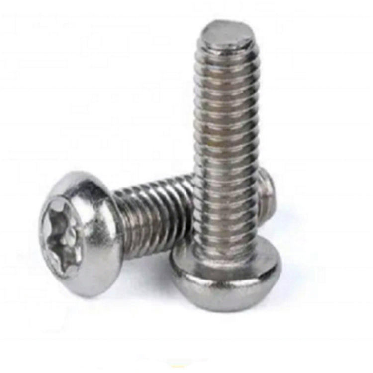 Vis de sécurité Torx à tête de bouton ISO7380 inviolable à 6 lobes Vis de sécurité Torx à tête de bouton ISO7380 inviolable à 6 lobes