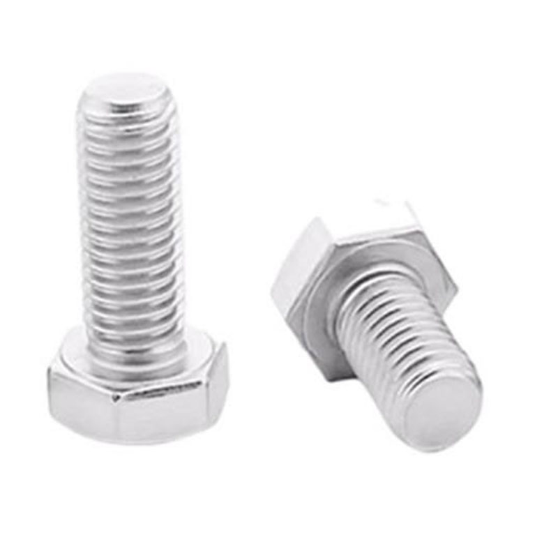 Vis en alliage d'aluminium à tête hexagonale dentelée M4
